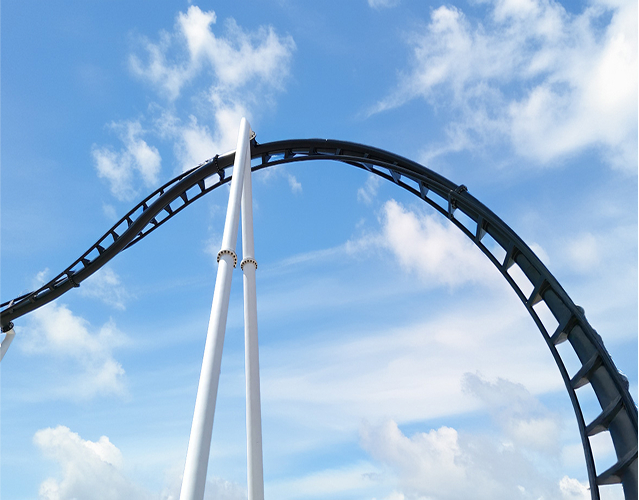 Experience thrilling roller coaster rides at COTALAND™! Get a glimpse of its immersive visuals in this image. #RollerCoasterFun